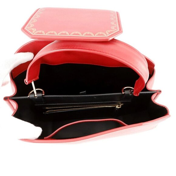 CARTIER Garland de Cartier Leather Red - Picture 6 of 16